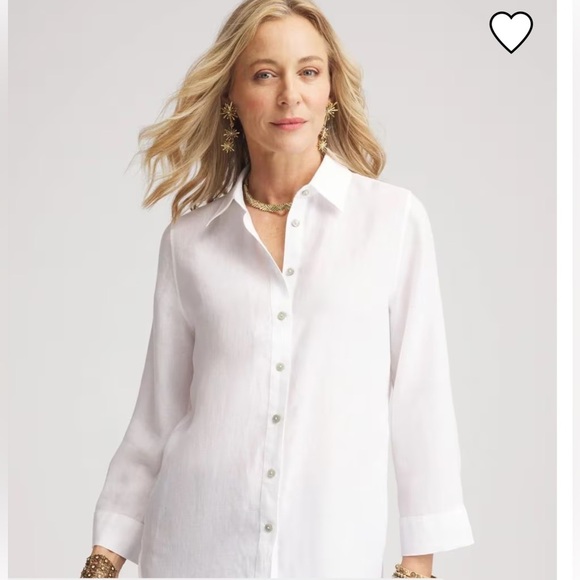 Chico's Tops - Chico’s 100% Linen Button Front Top. Chico’s 1